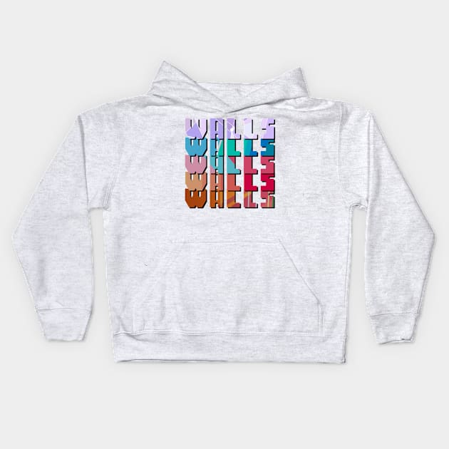 So Many Walls Kids Hoodie by EnchantedTikiTees